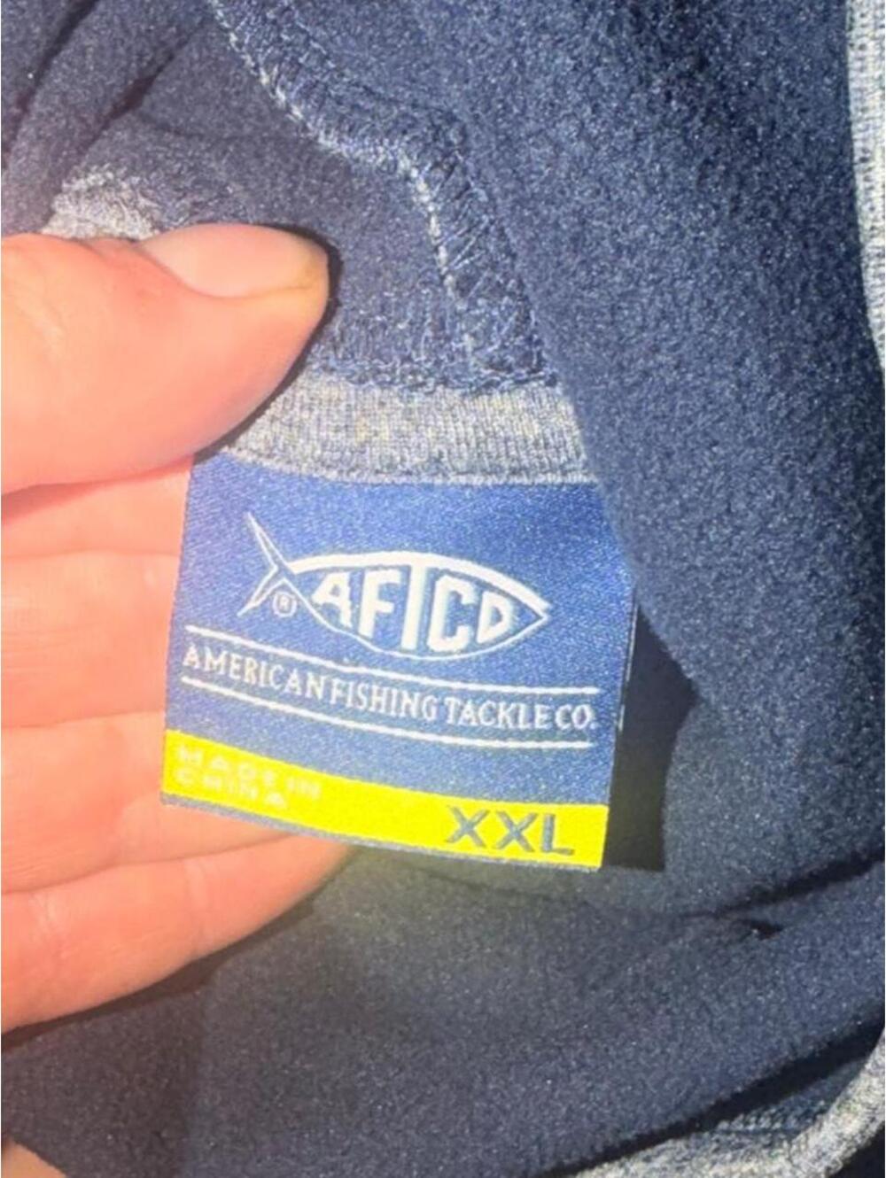 AFTCO Reaper technical fishing hoodie/sweatshirt, with the built-in face/neck - Picture 3 of 5
